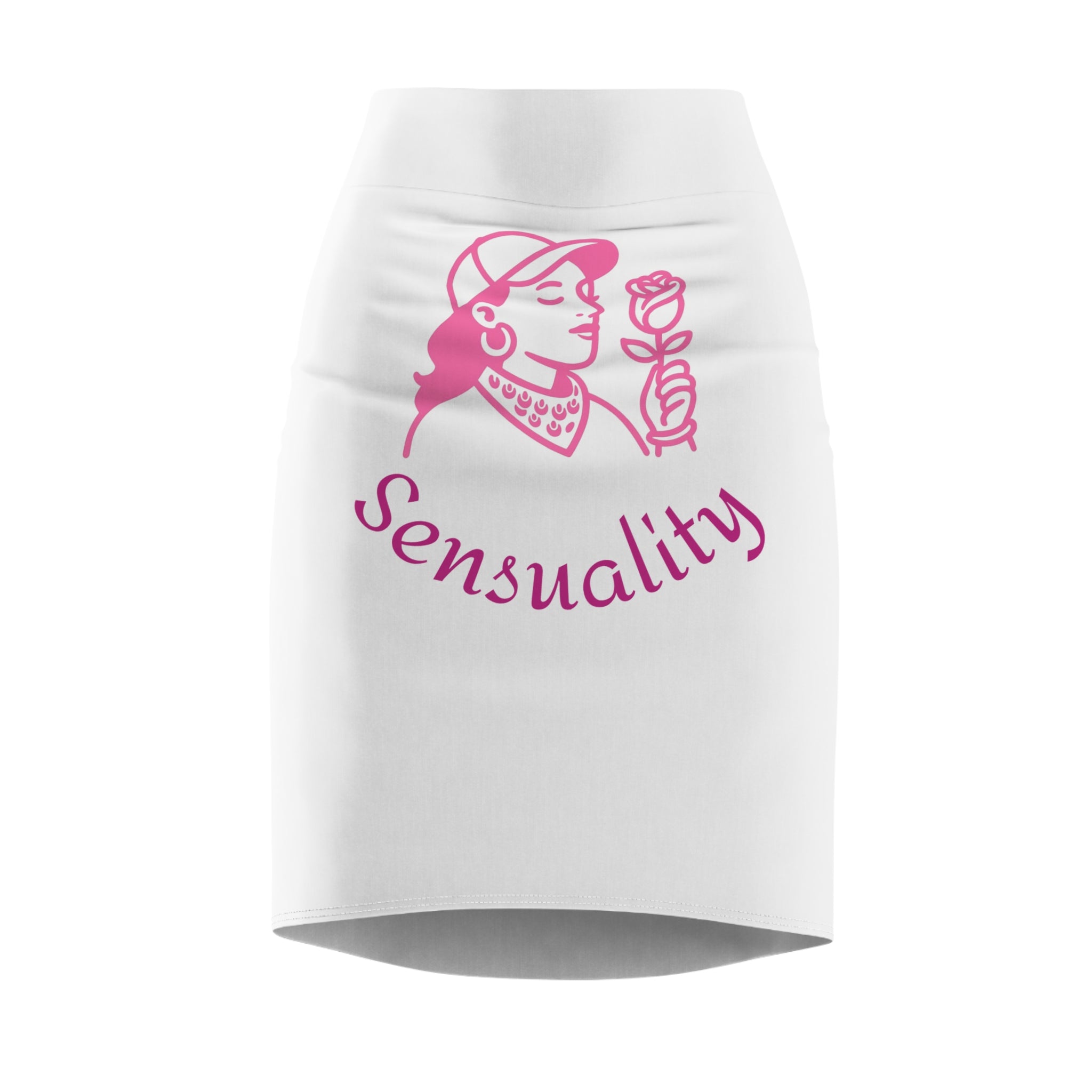Women's Pencil Skirt with 'Sensuality' Design, Fashionable Skirt, Casual or Dressy Occasion Wear, Perfect for Spring/Summer, Unique [...]