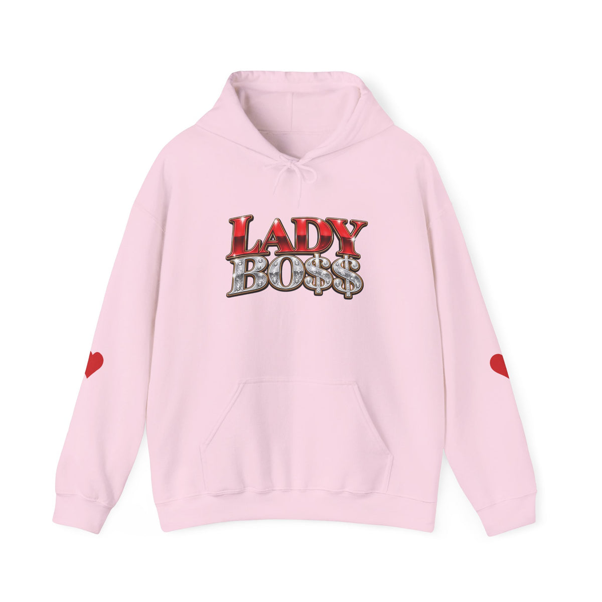 Lady Boss Hoodie — "LADY BO" Graphic Pullover for Women Entrepreneurs