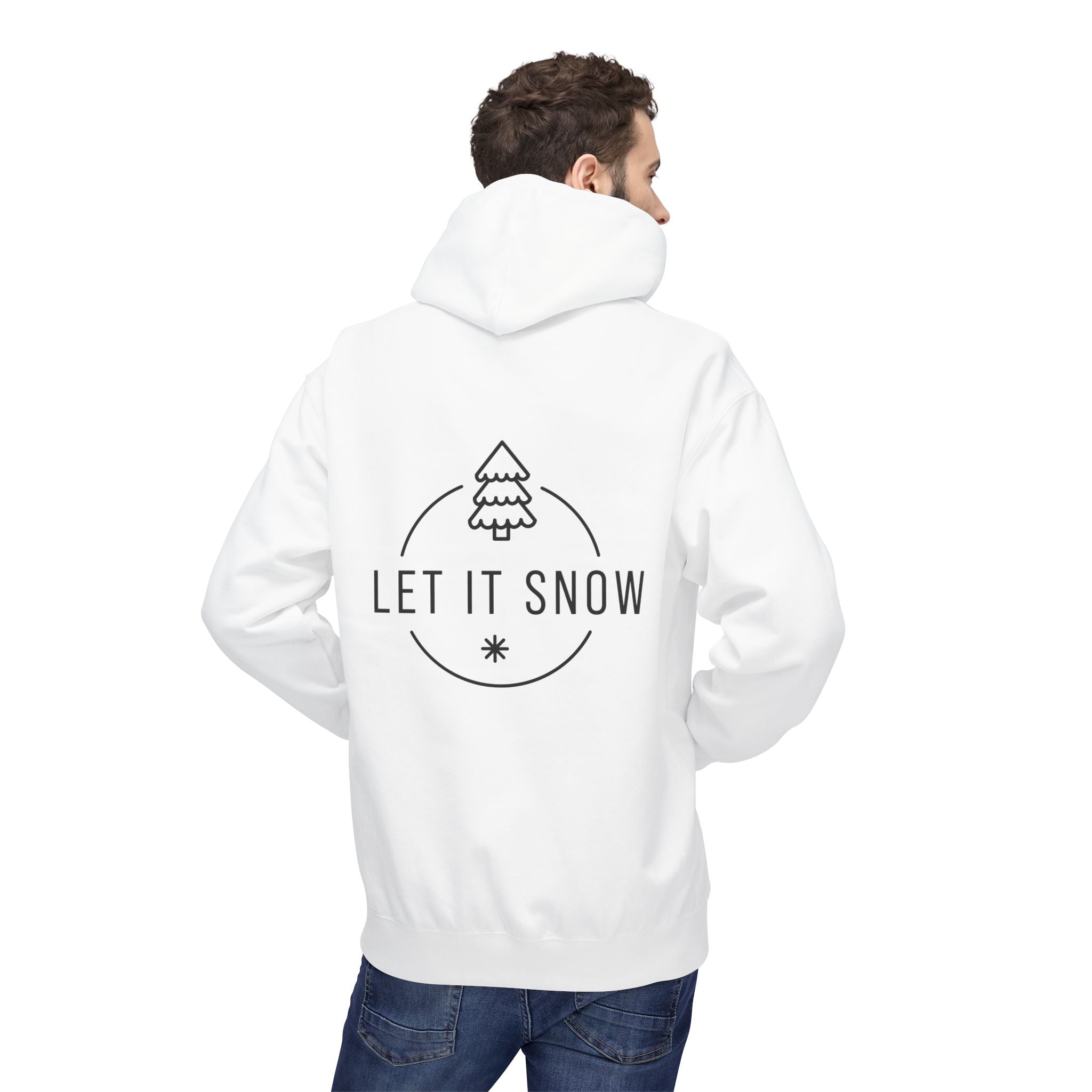 Joyful Santa Hat Hoodie — Christmas Holiday Cozy Pullover