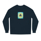 All-Seeing Eye Crewneck Sweatshirt — Mystical Pyramid Graphic