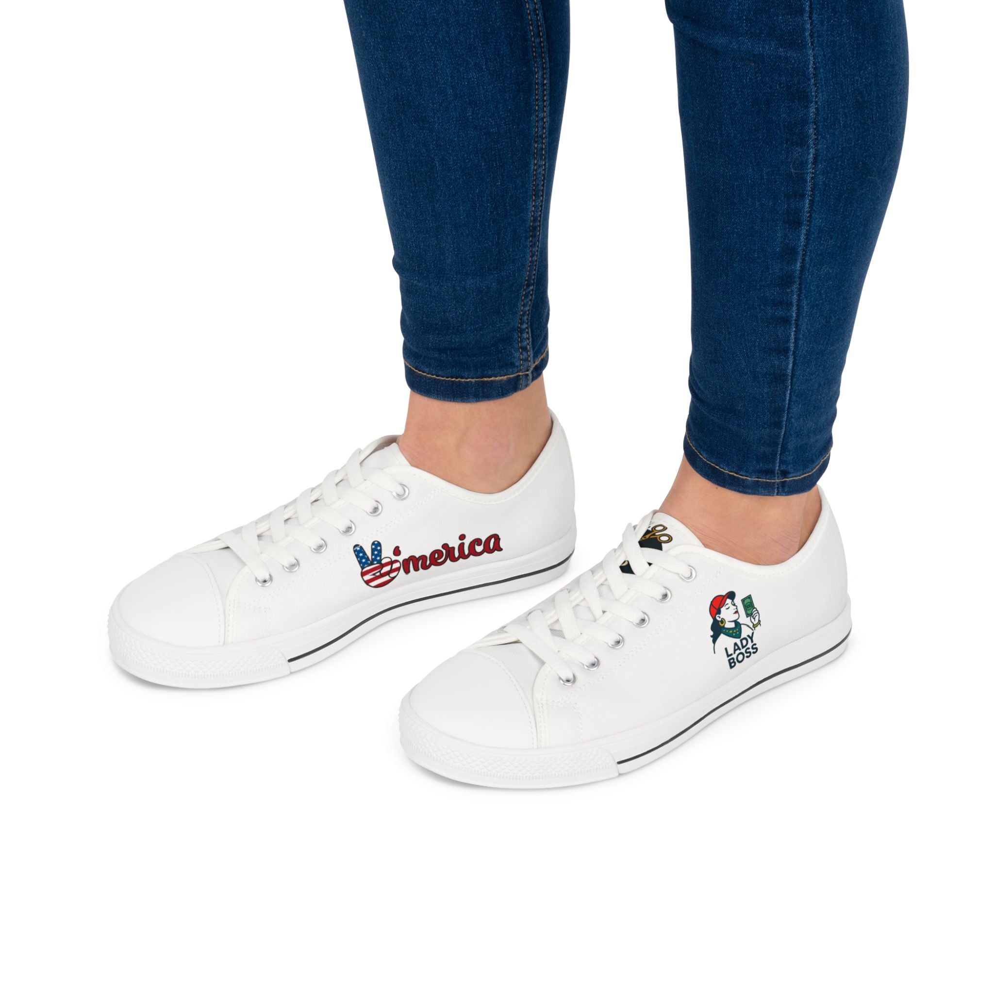 Patriotic Women's Sneaker, Casual Shoes, Independence Day Footwear, Summer Style, Travel Sneakers, Festival Outfits