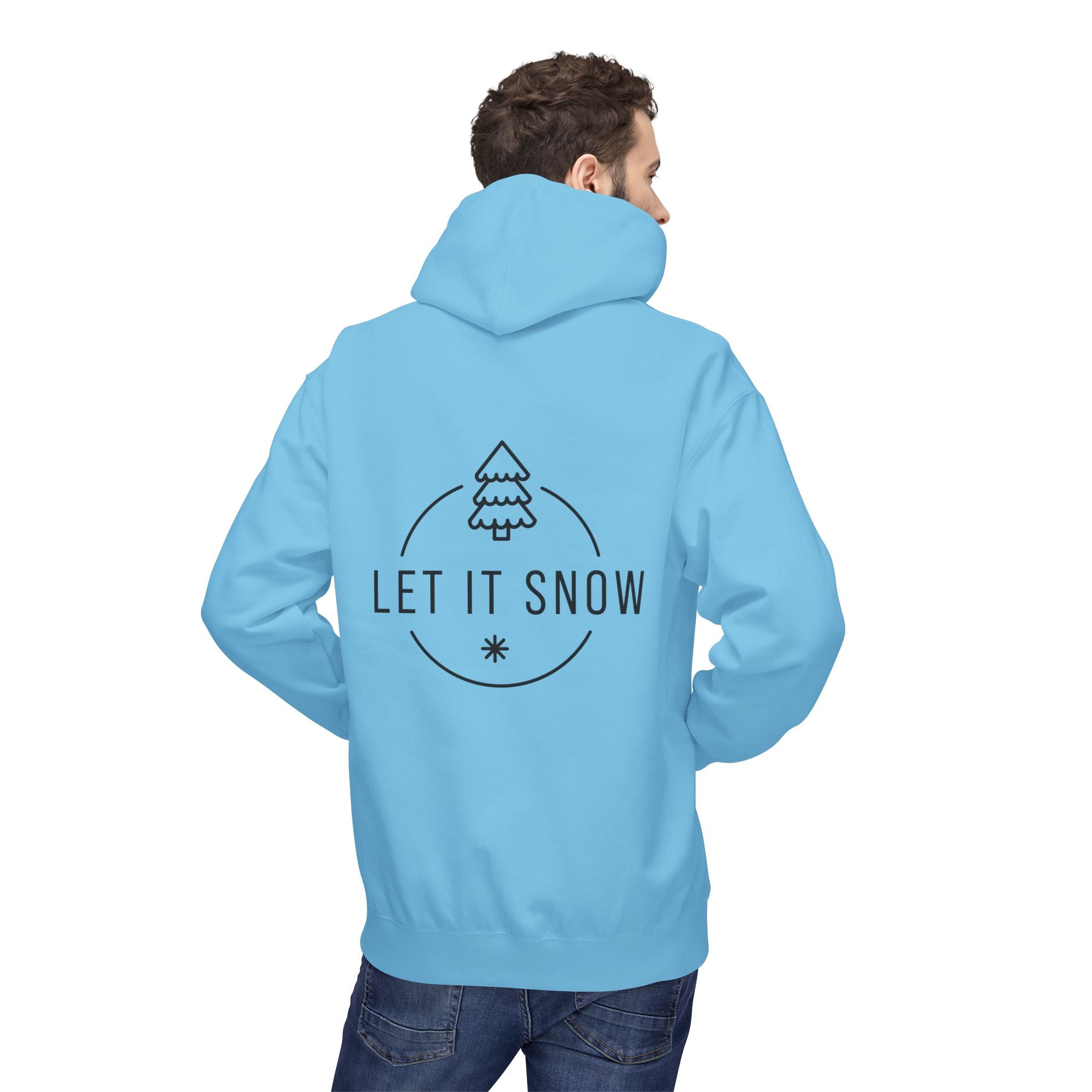 Joyful Santa Hat Hoodie — Christmas Holiday Cozy Pullover