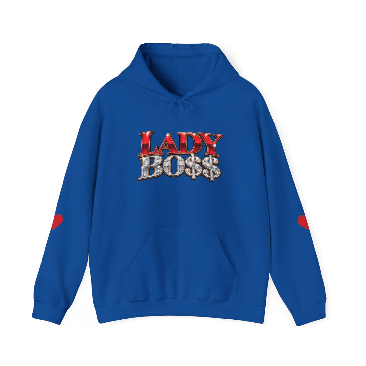 Lady Boss Hoodie — "LADY BO" Graphic Pullover for Women Entrepreneurs