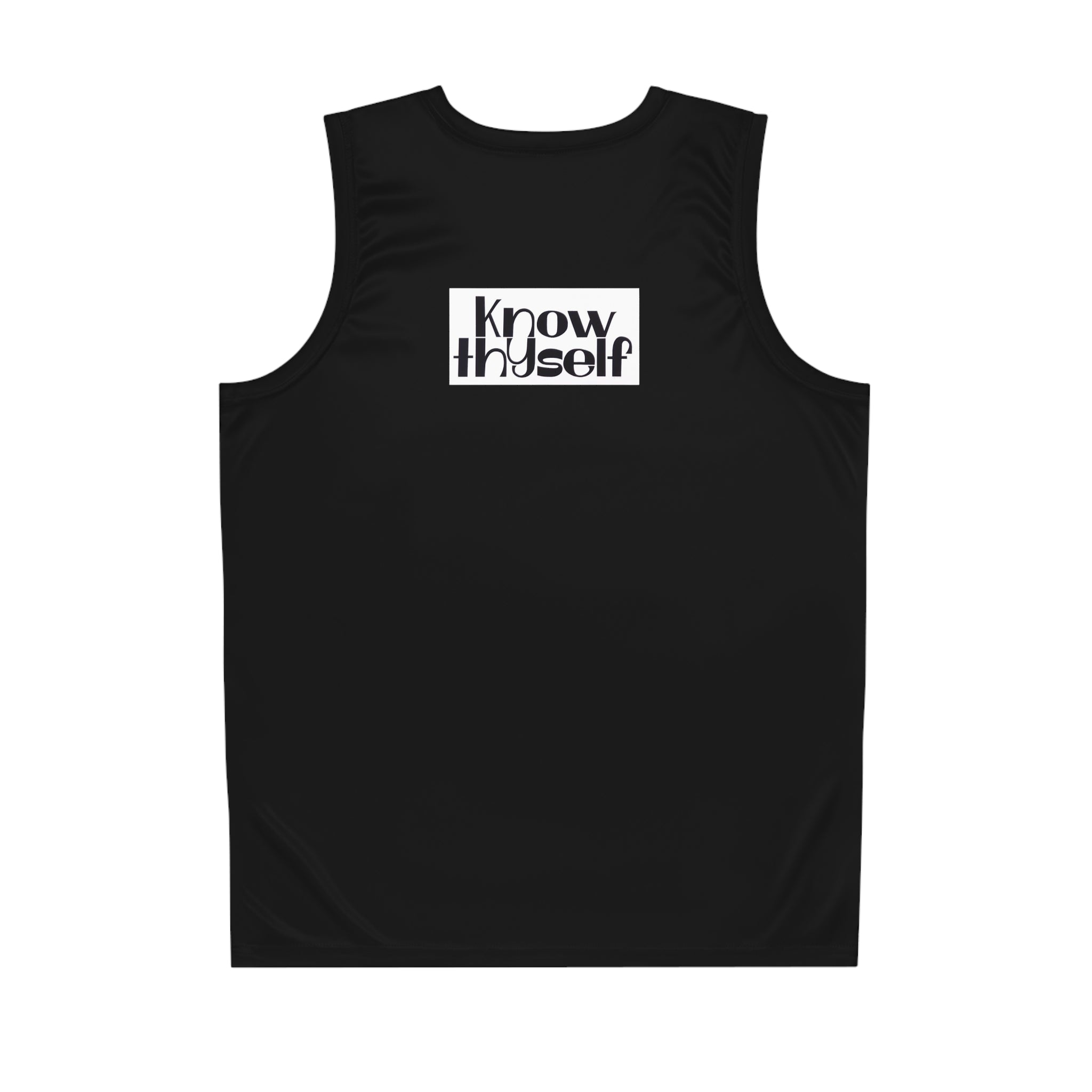 Know Thyself Basketball Jersey – Illuminati Eye Graphic Sleeveless Athletic Tank
