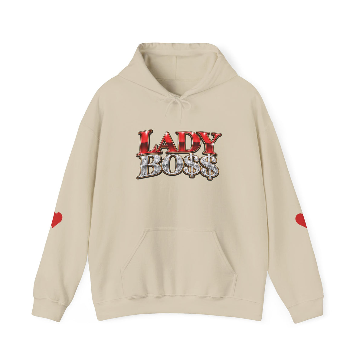 Lady Boss Hoodie — "LADY BO" Graphic Pullover for Women Entrepreneurs
