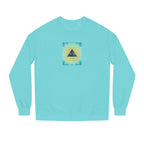 All-Seeing Eye Crewneck Sweatshirt — Mystical Pyramid Graphic