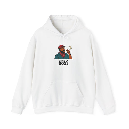 Cool Vibe Hoodie - Like A Boss Sweatshirt, Casual Wear, Gift for Him, Streetwear, Trendy Apparel