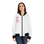 Women's Bomber Jacket with Live & Love Design – Stylish Outerwear for Casual Looks
