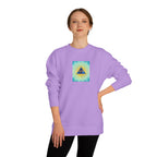 All-Seeing Eye Crewneck Sweatshirt — Mystical Pyramid Graphic