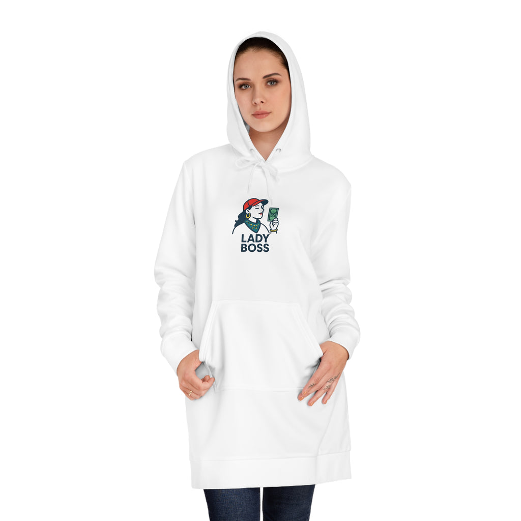 Empowered Women Hoodie Dress - Lady Boss Style, Casual Outfit, Gift for Her, Inspirational Apparel, Comfortable Fashion