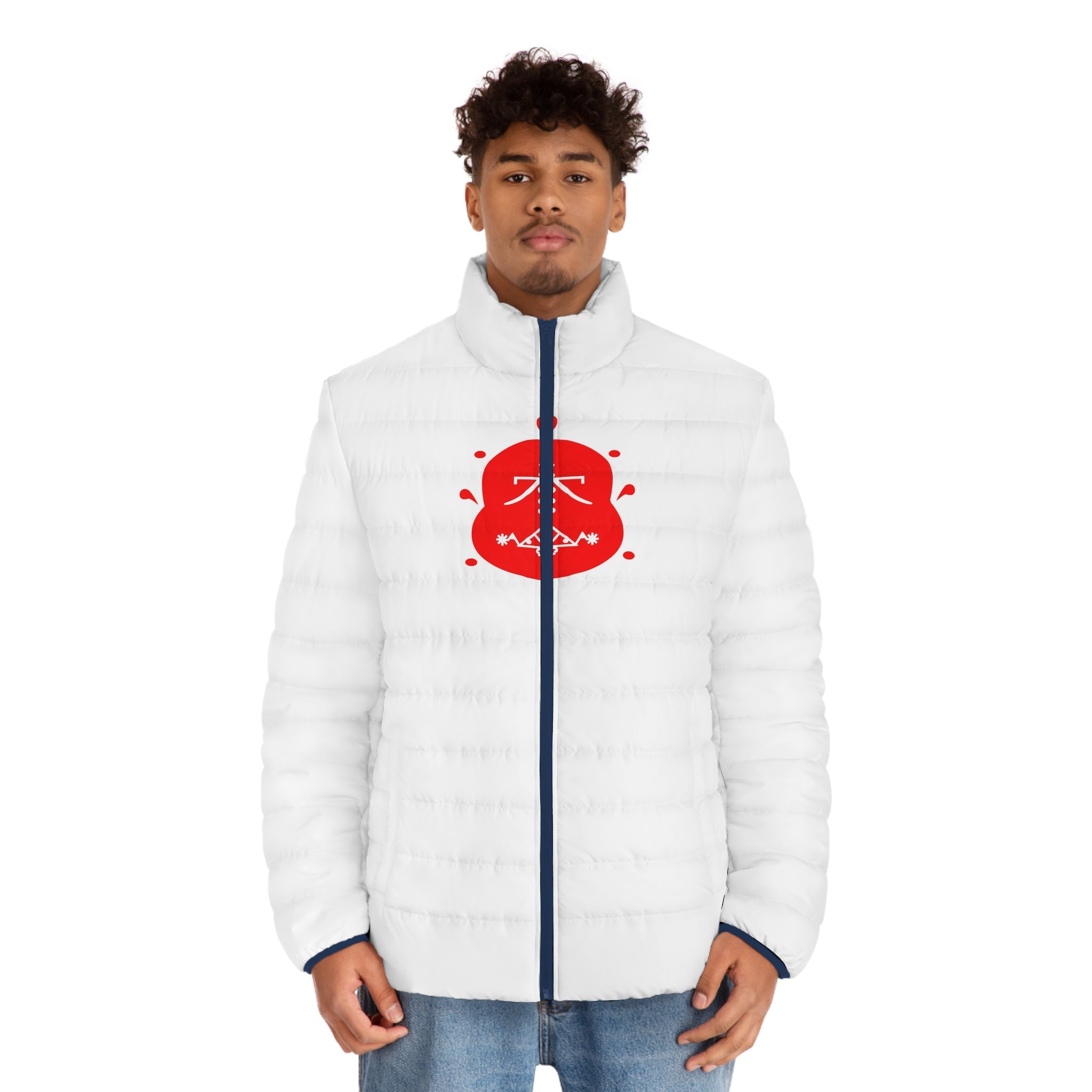Men's Puffer Jacket - Stylish Winter Coat with 'Like A Boss' Design, Casual Outerwear for Cool Weather, Gift for Him, Fashionable [...]