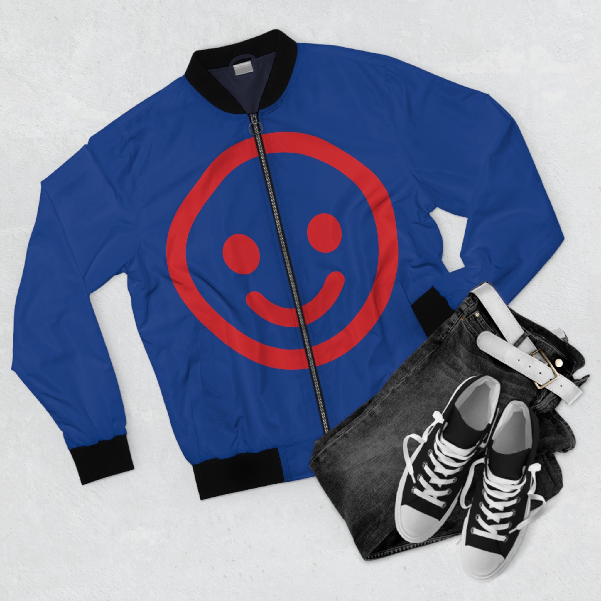 Geometric Flower of Life Bomber Jacket — Sacred Geometry Men's Jacket