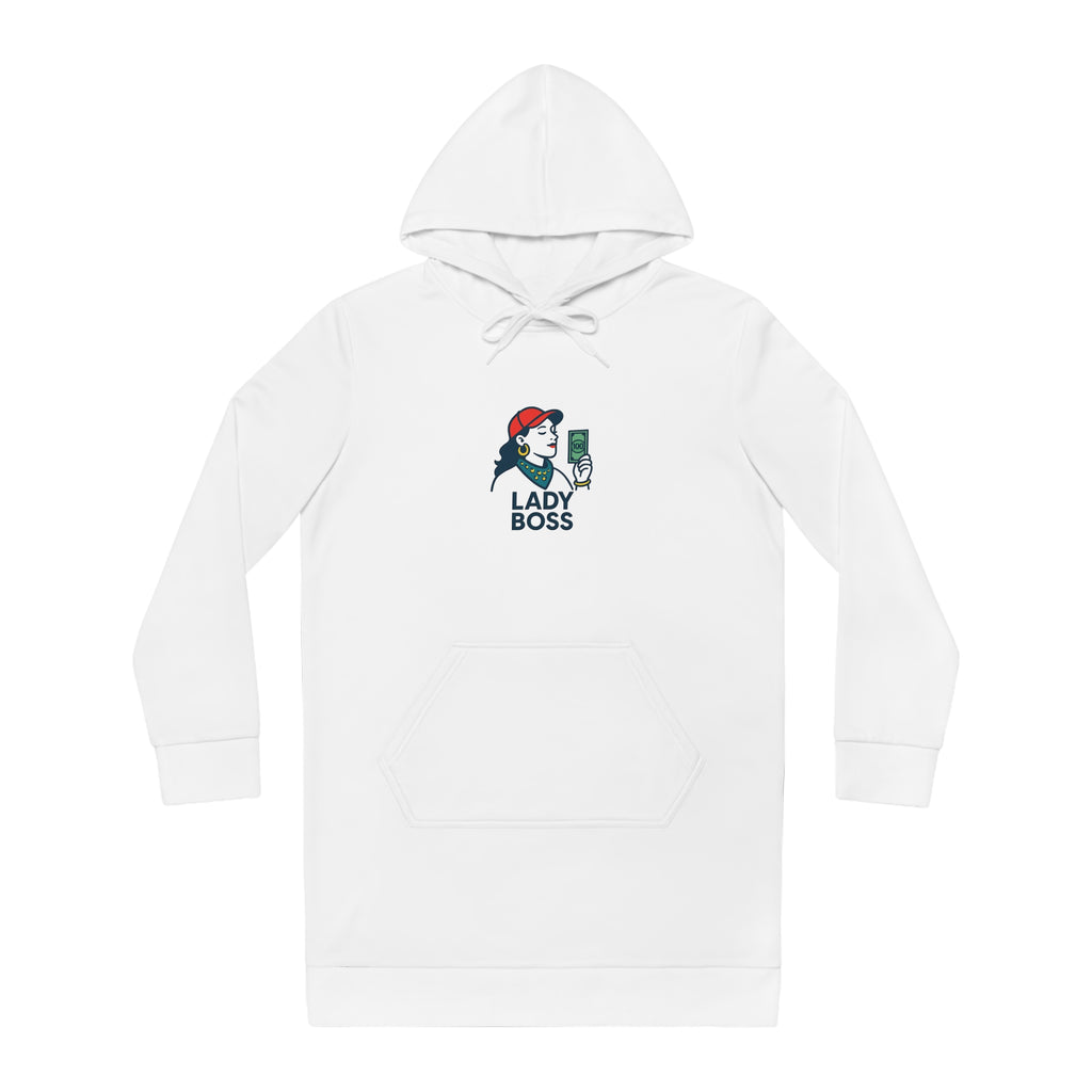 Empowered Women Hoodie Dress - Lady Boss Style, Casual Outfit, Gift for Her, Inspirational Apparel, Comfortable Fashion