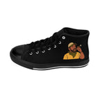 Trendy Hand-Illustrated High-Top Sneakers
