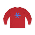 Holiday Snowflake Long Sleeve Tee — "Tis the Season" Cotton Shirt