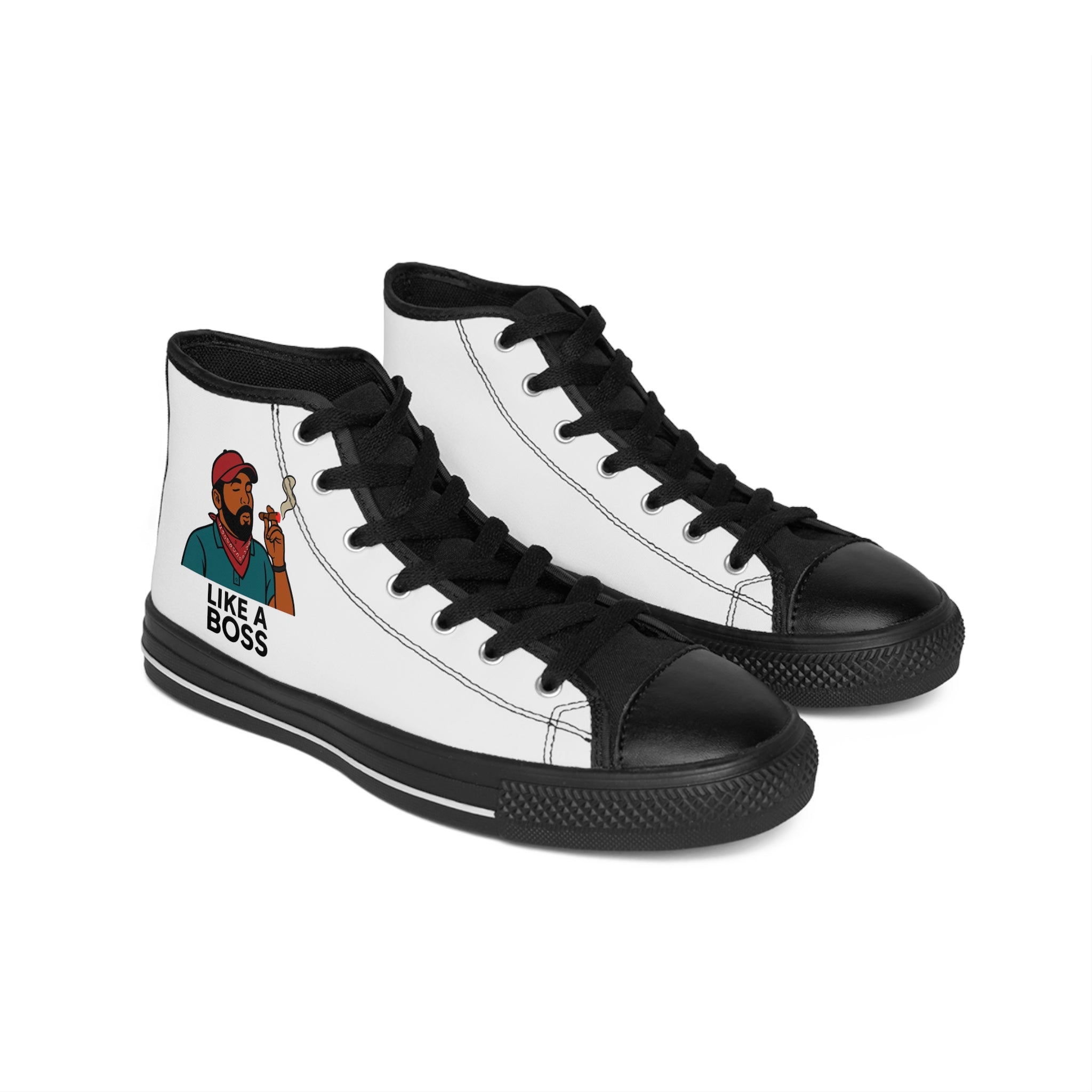 Men's Classic Sneakers: Trendy Footwear for the Confident Man, Gifts for Him, Casual Style, Streetwear, Unique Sneakers, Like a Boss Shoes